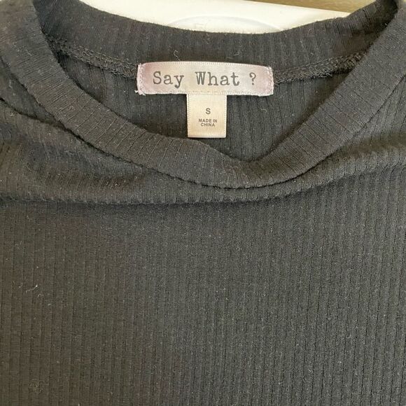 Say What|Tee Shirt| Dress| Has stretch| Bodycon|Small - Picture 10 of 14